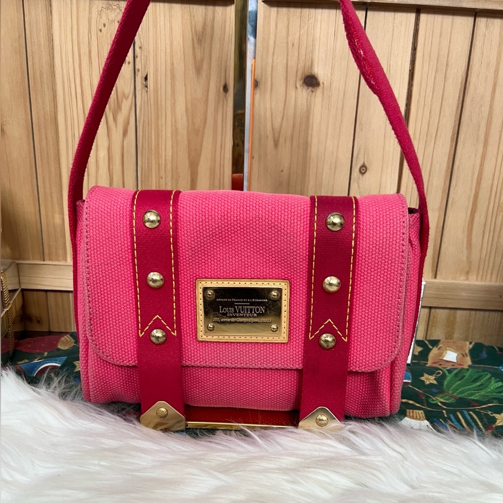 Louis Vuitton Antigua Sac Rabat Studded Front Flap with Dustbag